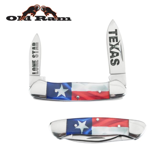 Old Ram 5373-2 Trapper 2 Blade Manual Folding Knife