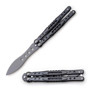 Snake Eye Tactical Black Training Butterfly Knife PK-1336BKBK