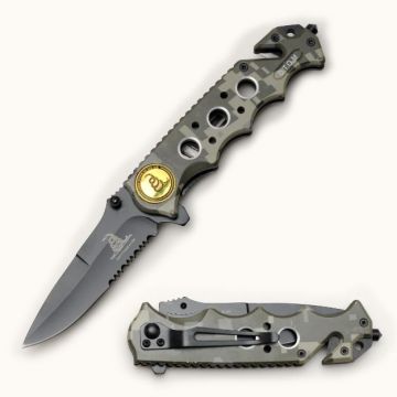"D.T.O.M.C" Rescue Style Spring Assist Knife