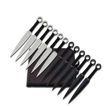12pc Throwing Knife Set 8.5" Overall Includes Carrying Case