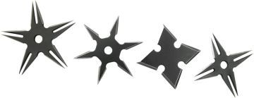 4pc Throwing Star Set 2.5" Diameter