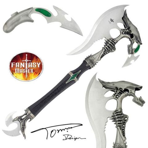 Alien Fantasy Axe W/ Detachable Knife