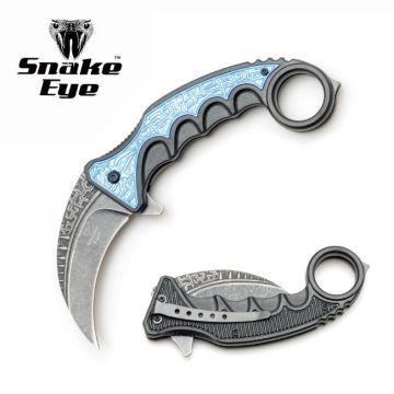 Snake Eye Tactical Spring Assist Karambit Style Knife SE-0116-4