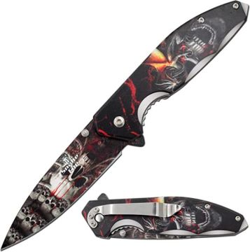 Snake Eye Tactical Spring Assist knife