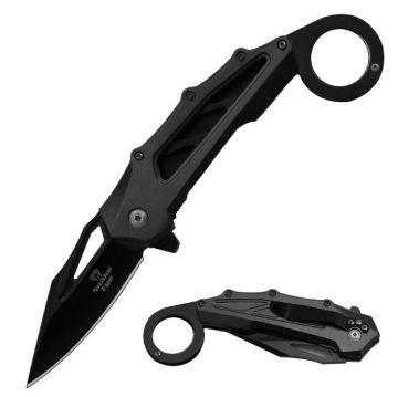 Snake Eye Tactical Spring Assist Karambit Style Knife SE-0415BK