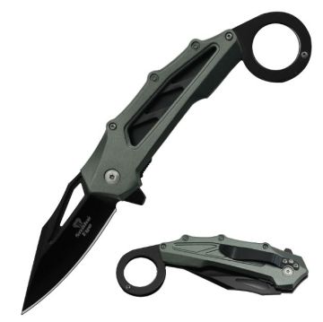 Snake Eye Tactical Spring Assist Karambit Style Knife SE-0415GY