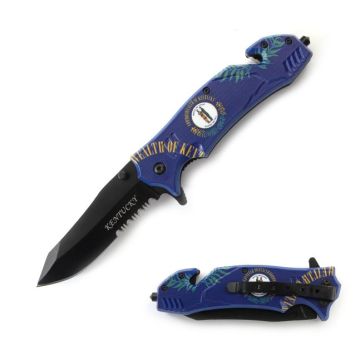 Snake Eye Tactical Spring Assist Knife 5" Closed Kentucky