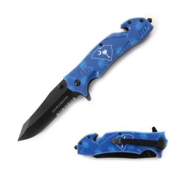 Snake Eye Tactical Spring Assist Knife 5" Closed South Carolina