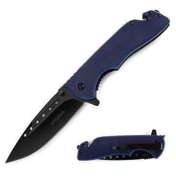 Snake Eye Tactical Spring Assist Knife 5" Closed Virginia