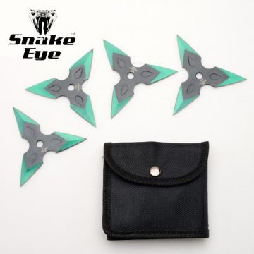 Snake Eye Tactical 4-Pcs Throwing Star Set SE-0704-3SET