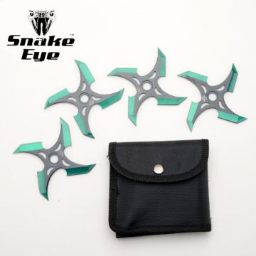 Snake Eye Tactical 4-Pcs Throwing Star Set SE-0705-3SET