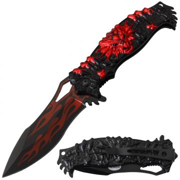 Snake Eye Fantasy RD Dragon Style Spring Assist Knife