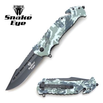 Snake Eye Tactical Spring Assist Rescue Knife .SE-1031NYCM