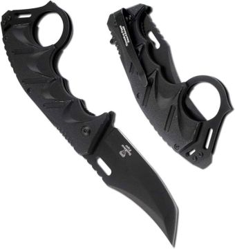 Snake Eye Tactical Karambit Spring Assist Knife 5" Closed