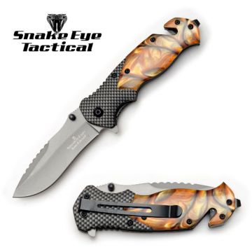 Snake Eye Tactical Spring Assist Knife SE-1195YE