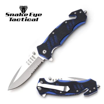 Snake Eye Tactical Ball Bearing Pivot Folding Knife SE-1197BL