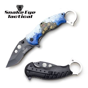 Snake Eye Tactical Karambit Tactical Spring Assist SE-1301D3TN