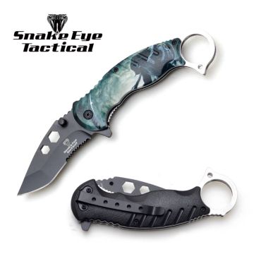 Snake Eye Tactical Karambit Tactical Spring Assist SE-1301D5TN