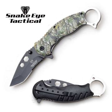 Snake Eye Tactical Karambit Tactical Spring Assist SE-1301D6TN