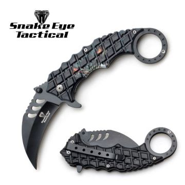 Snake Eye Tactical Karambit Style Spring Assist Knife SE-1344D1