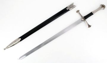 Medieval Warrior Middle Ages Sword with Matching Scabbard
