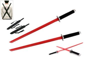 Snake Eye Ninja Twin Sword 25.5" Overall