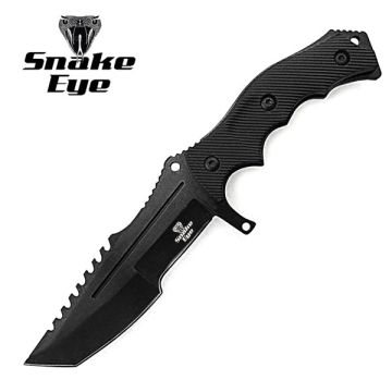 Snake Eye Tactical Heavy Duty Fix Blade Knife 8.5" W/Case
