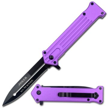 Purple Spring Assist Knife SE-457PU
