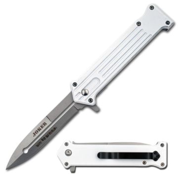 White Spring Assist Knife SE-457WH