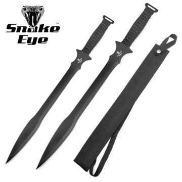 Snake Eye Tactical 2-PC Full Tang Ninja Twin Bladed Sword