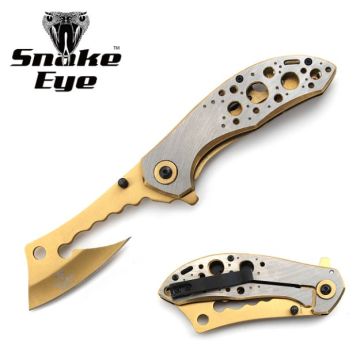 Snake Eye Tactical Spring Assist Knife SE-5079GD