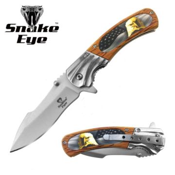 Snake Eye Spring Assist Knife 4.5" Closed