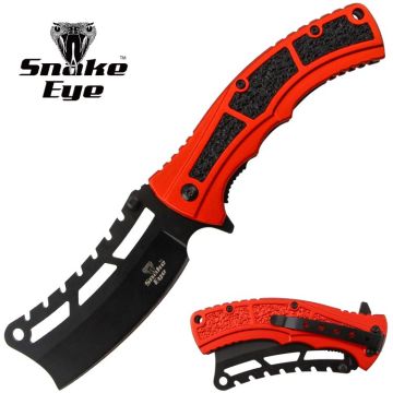 Snake Eye Tactical Heavy Duty Spring Assist Knife 4.75" Closed