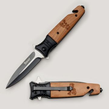 Snake Eye Tactical Rescue Style Spring Assist Knife SE-846DE