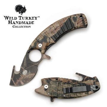 Wild Turkey Hunter's Choice Gut Hook Assist Knife SE856-CA-1