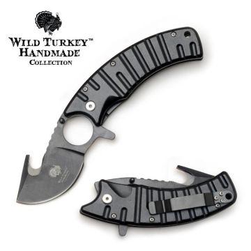 Wild Turkey Hunter's Choice Gut Hook Assist Knife SE-856BK