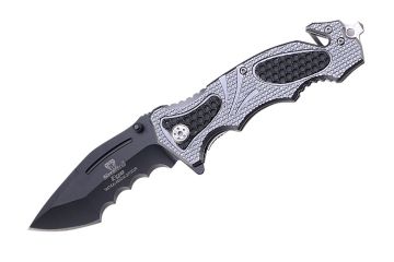 Snake Eye Tactical Rescue Style Folding Knife SE-948GY