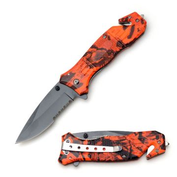Rescue Style Spring Assist Pocket Knife SE-955RC