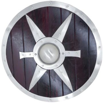 Medieval Warrior HandCrafted Viking Round Shield SH-012