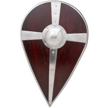 Medieval Warrior Norman Shield with Steel Cross SH-11