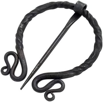 Medieval Warrior Cloak Pin