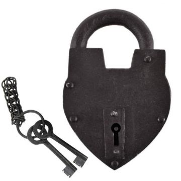 Medieval Warrior Padlock Replica