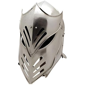 Medieval Warrior Steel Armageddon Helmet w/Leather Liner