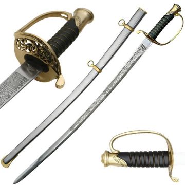 U.S Civil War 1850 Army Staff Field Officers Sword