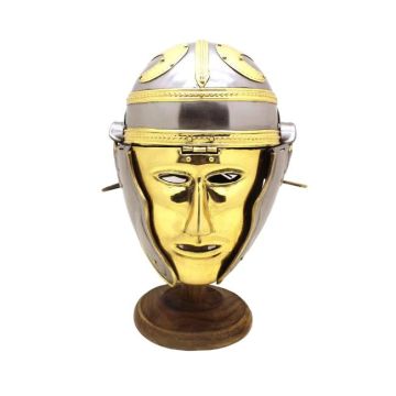 Medieval Warrior Brand Imperial Gallic Face Roman Helmet