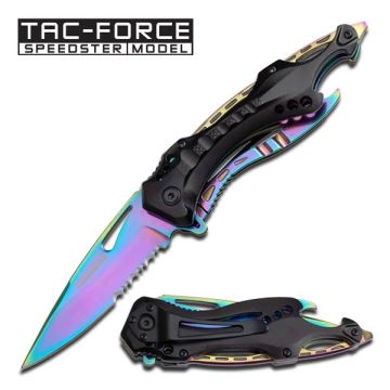 Tac-Force Spring Assist Knife TF-705RB