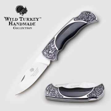 Wild Turkey Handmade Lock Back Manual Folding Knife WT-1113BK