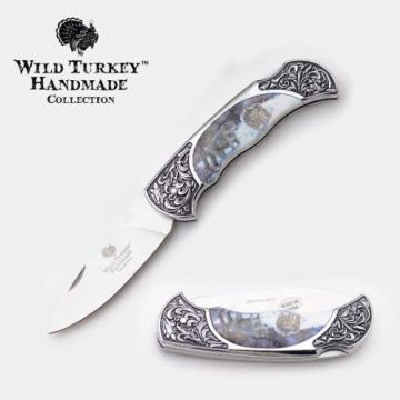 Wild Turkey Handmade Lock Back Manual Folding Knife WT-1113WF3D