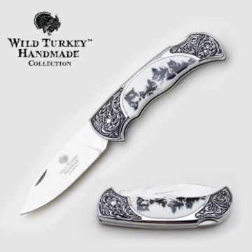 Wild Turkey Handmade Lock Back Manual Folding Knife WT-1113WF