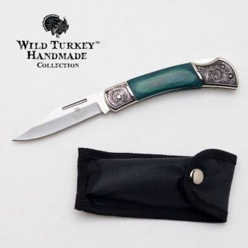Wild Turkey Handmade Lock Back Manual Folding Knife WT-1239MGN